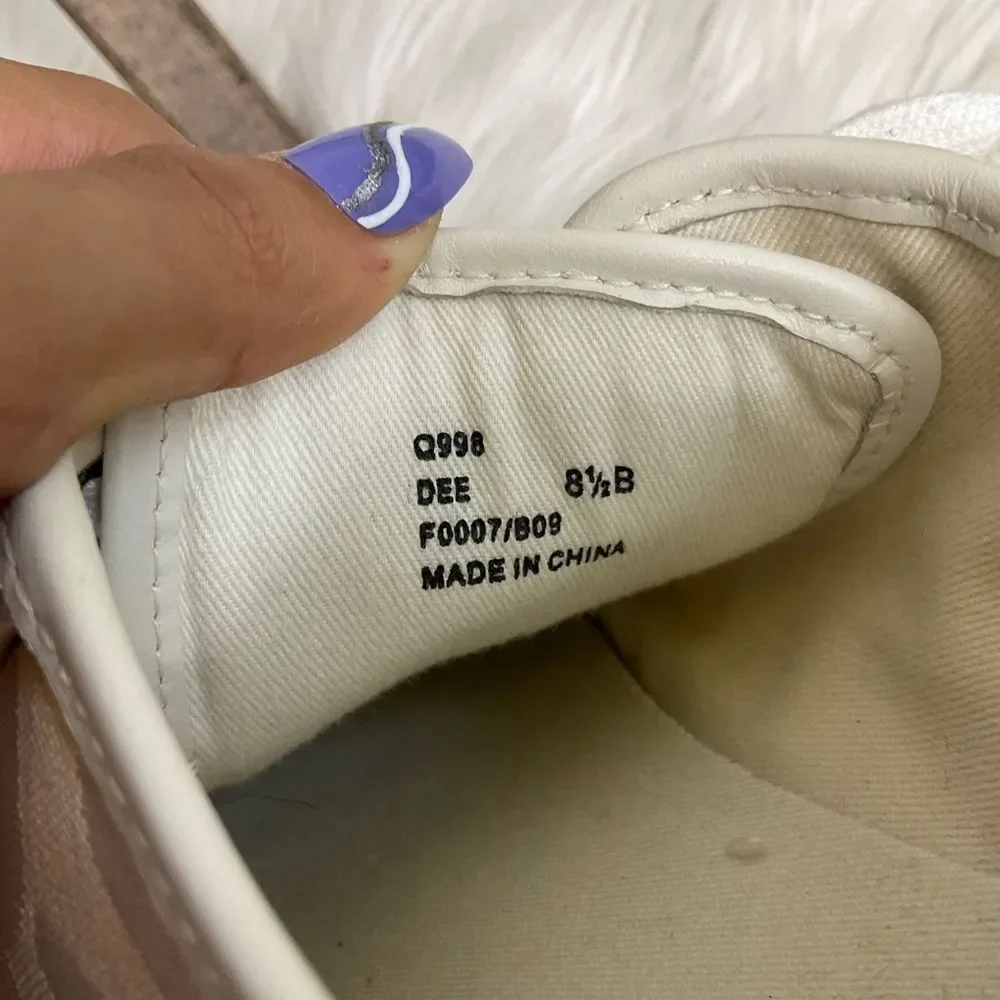 Coach Women’s Signature Dee Cream Lace-up Sneakers Shoes Size 8.5 - Picture 10 of 12